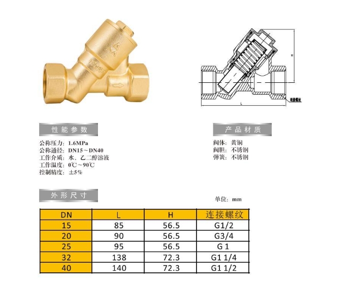 66mo威九国际黄铜动态流量平衡阀2511结构,尺寸